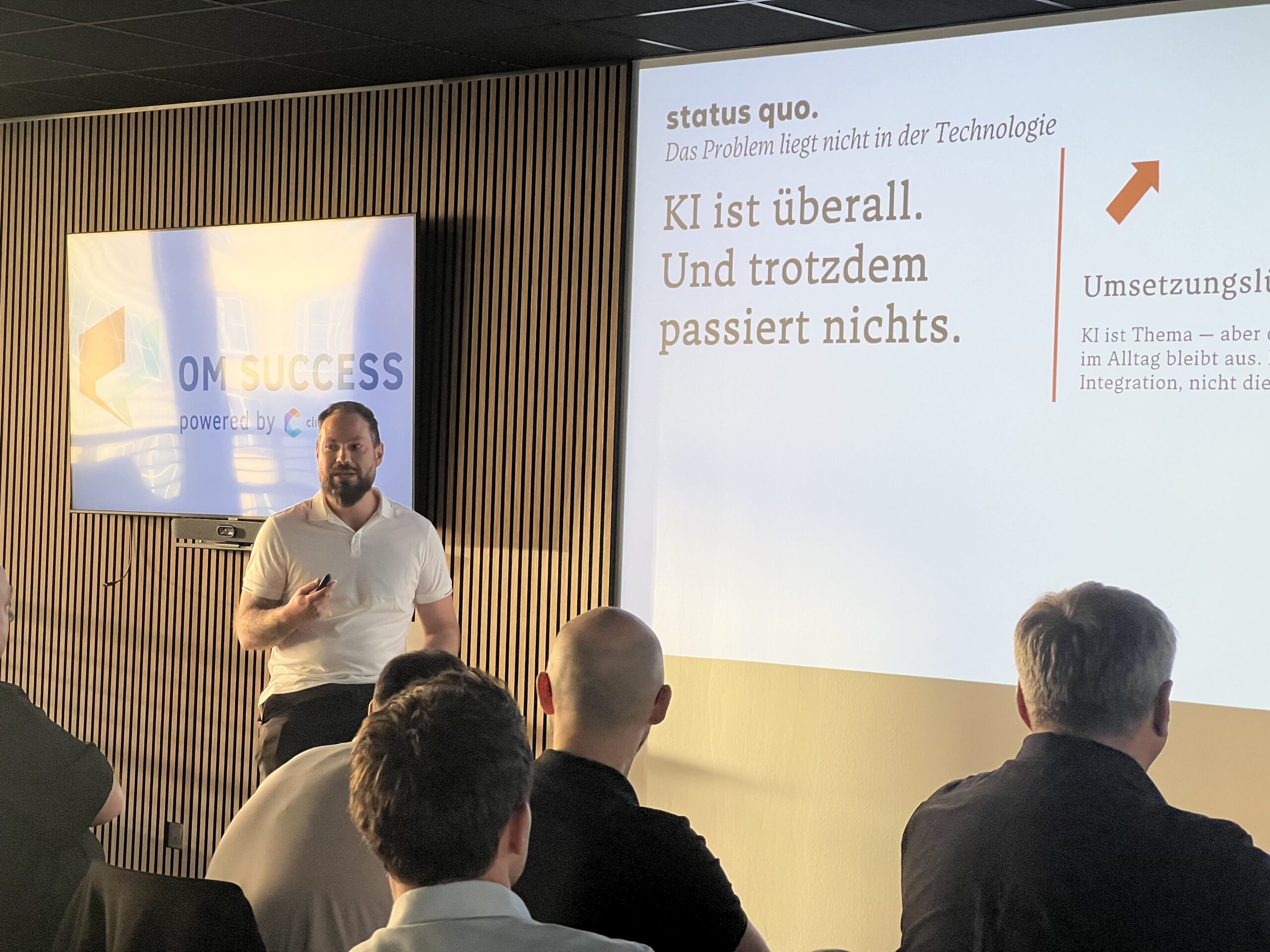 Martin Heinemann bei seinem Vortrag auf der OM SUCCESS im April 2026
